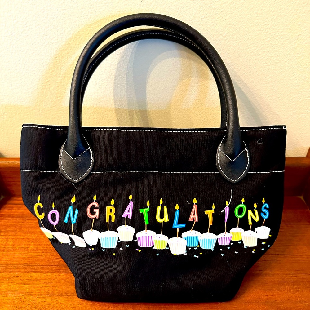 Congratulations canvas bag.